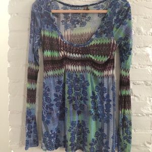 Free People lightweight thermal long sleeves top